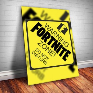 Placa Decorativa Fortnite